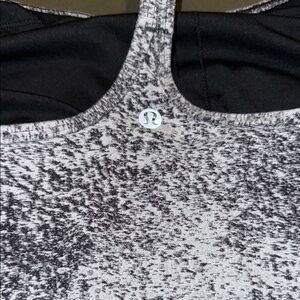 lululemon athletica Black and White Camisole